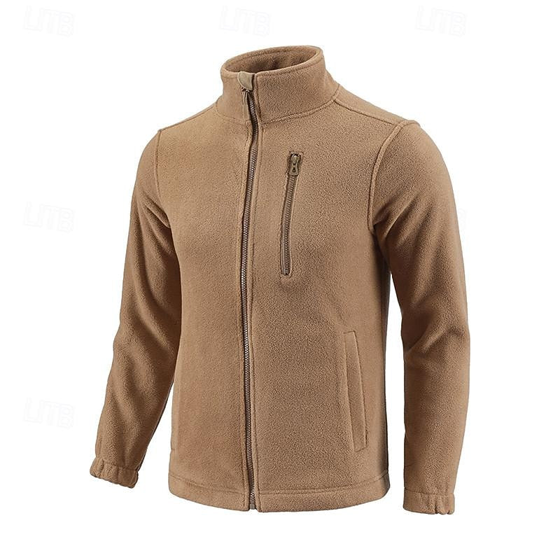 Cosy Winter Jacket for Men | Funnel Neck Full Zip Autumn Layering