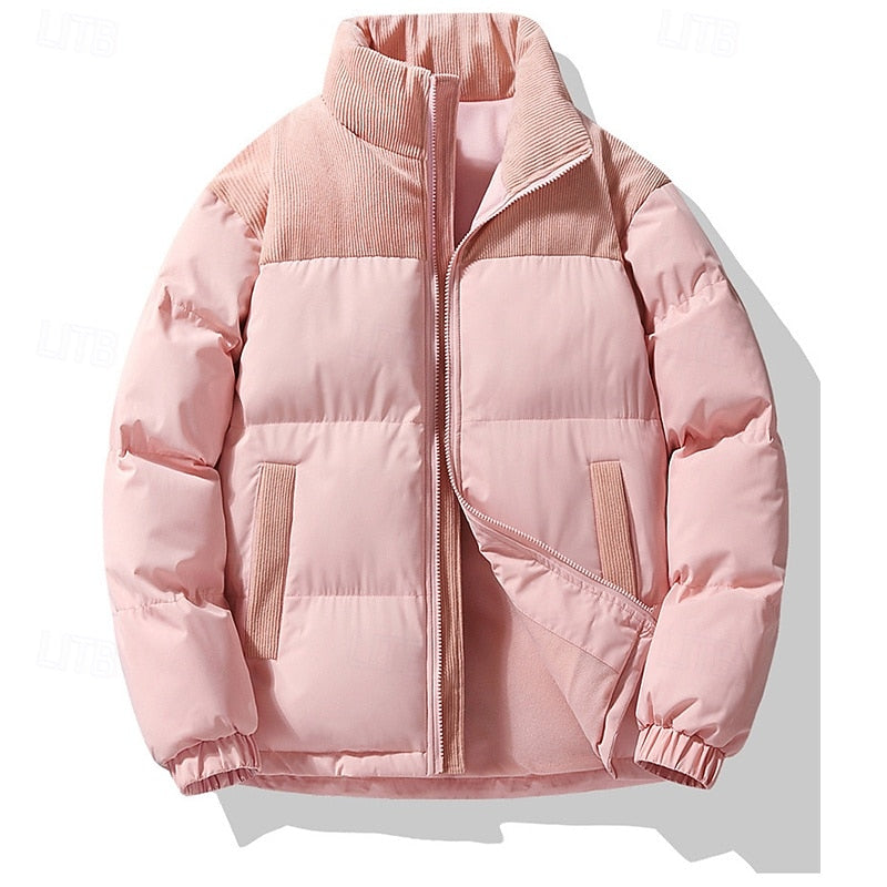 Insulated Puffer Jacket for Men | Funnel Neck Full Zip Fall & Winter 2026