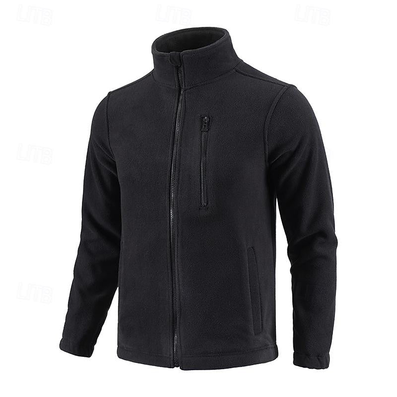 Cosy Winter Jacket for Men | Funnel Neck Full Zip Autumn Layering