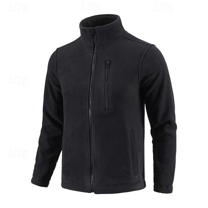 Cosy Winter Jacket for Men | Funnel Neck Full Zip Autumn Layering