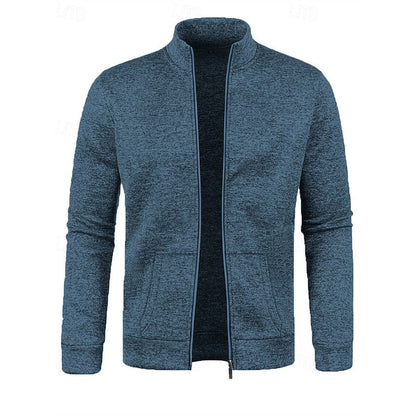 Warm Winter Jacket for Men | Funnel Neck Full Zip Cold Weather Ready