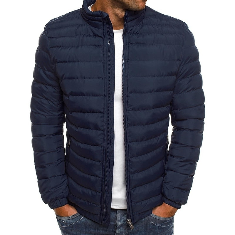 Quilted Puffer Jacket for Women | Funnel Neck Insulated Autumn Layering