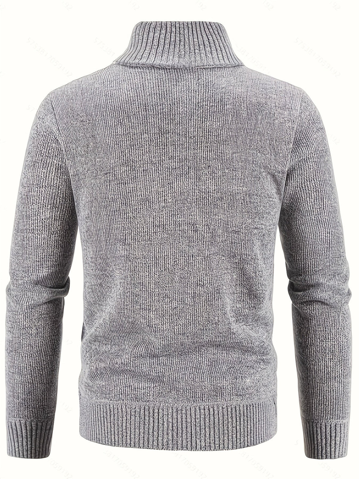 Insulated Cardigan for Men | Funnel Neck Full Zip Warm Winter Layer