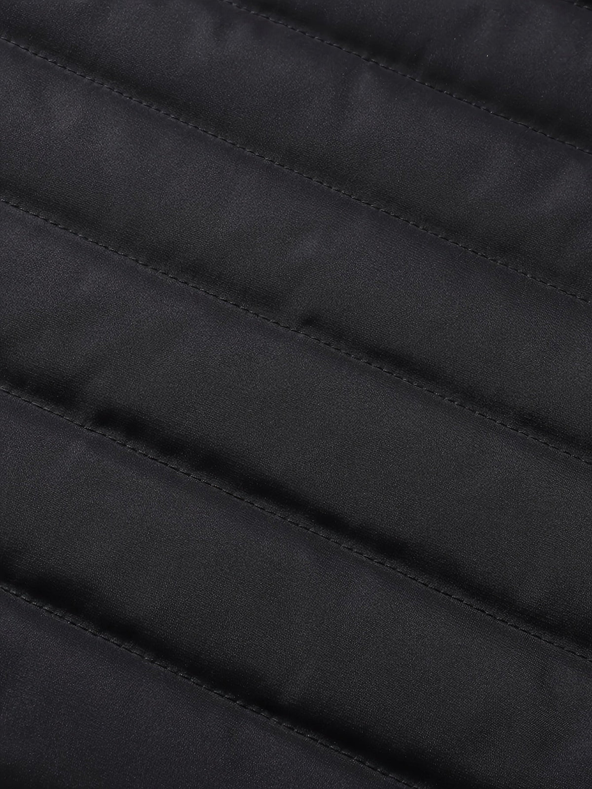 Hooded Quilted Jacket for Men | Side Zip Cold Weather Ready