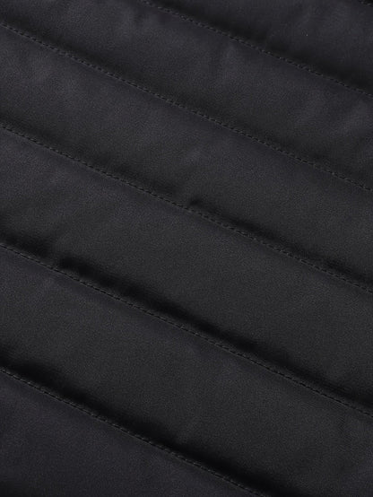 Hooded Quilted Jacket for Men | Side Zip Cold Weather Ready