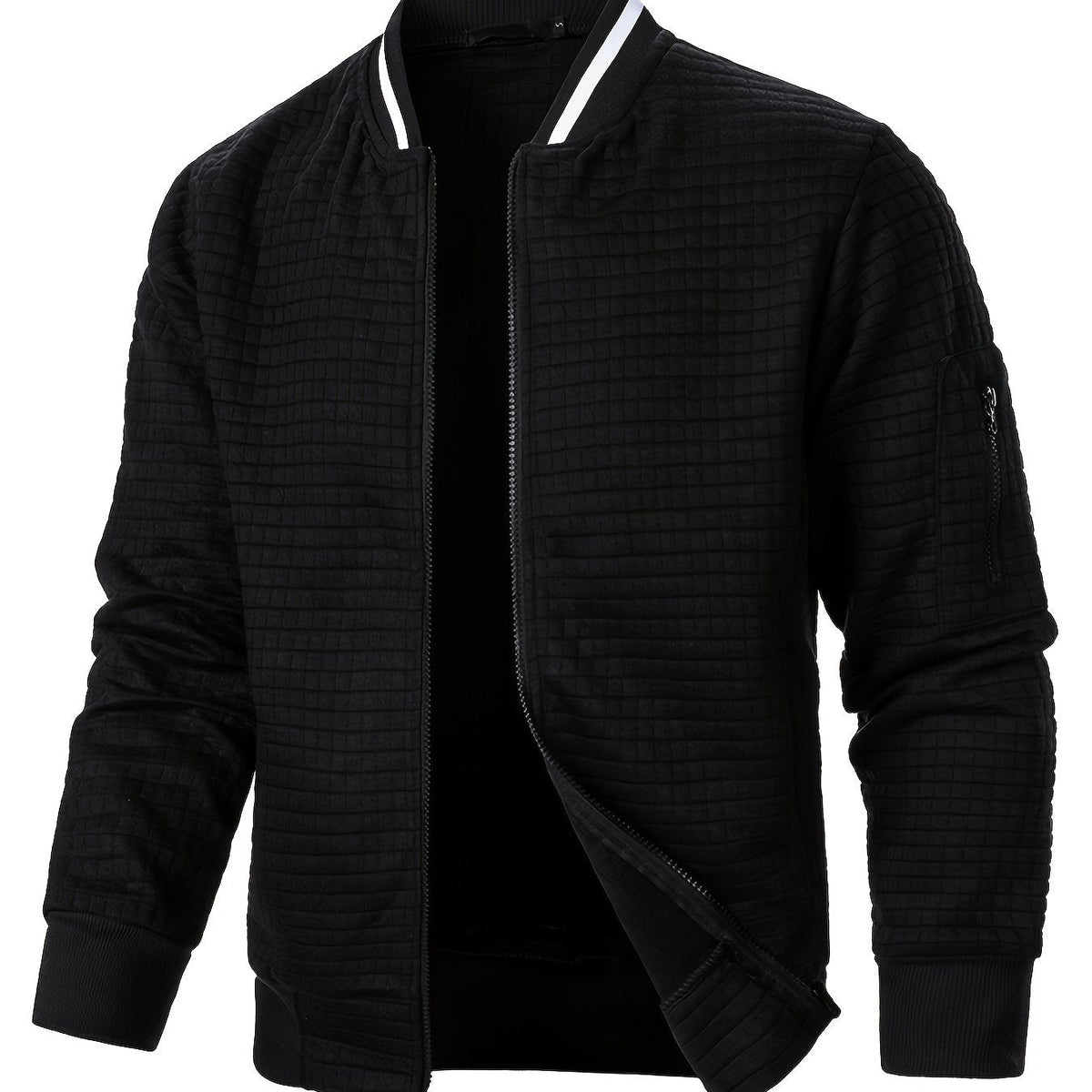 Warm Bomber Jacket for Women | Ribbed Funnel Neck Cold Weather Ready