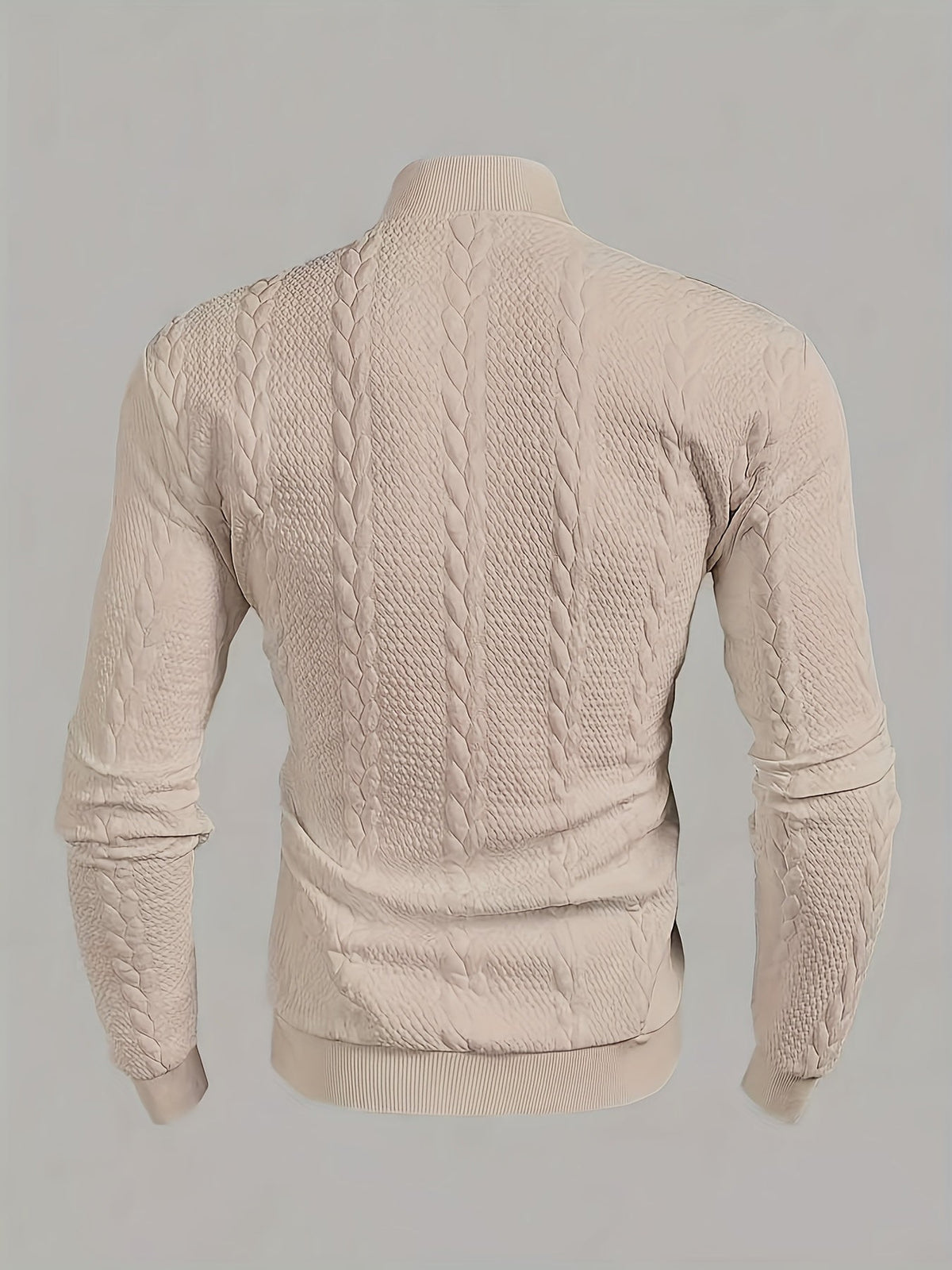 Turtleneck Sweatshirt for Men | Ribbed Cosy Winter Style