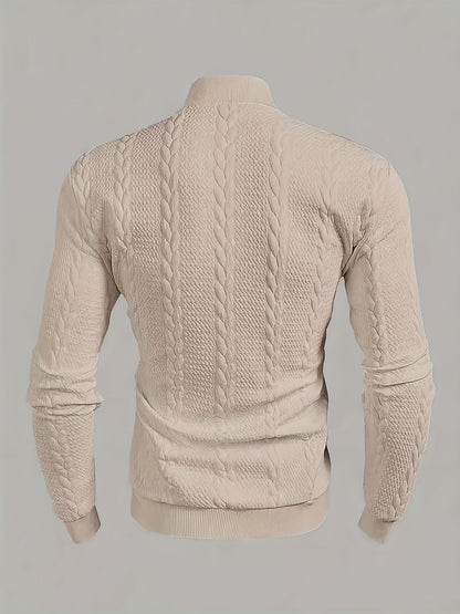 Turtleneck Sweatshirt for Men | Ribbed Cosy Winter Style