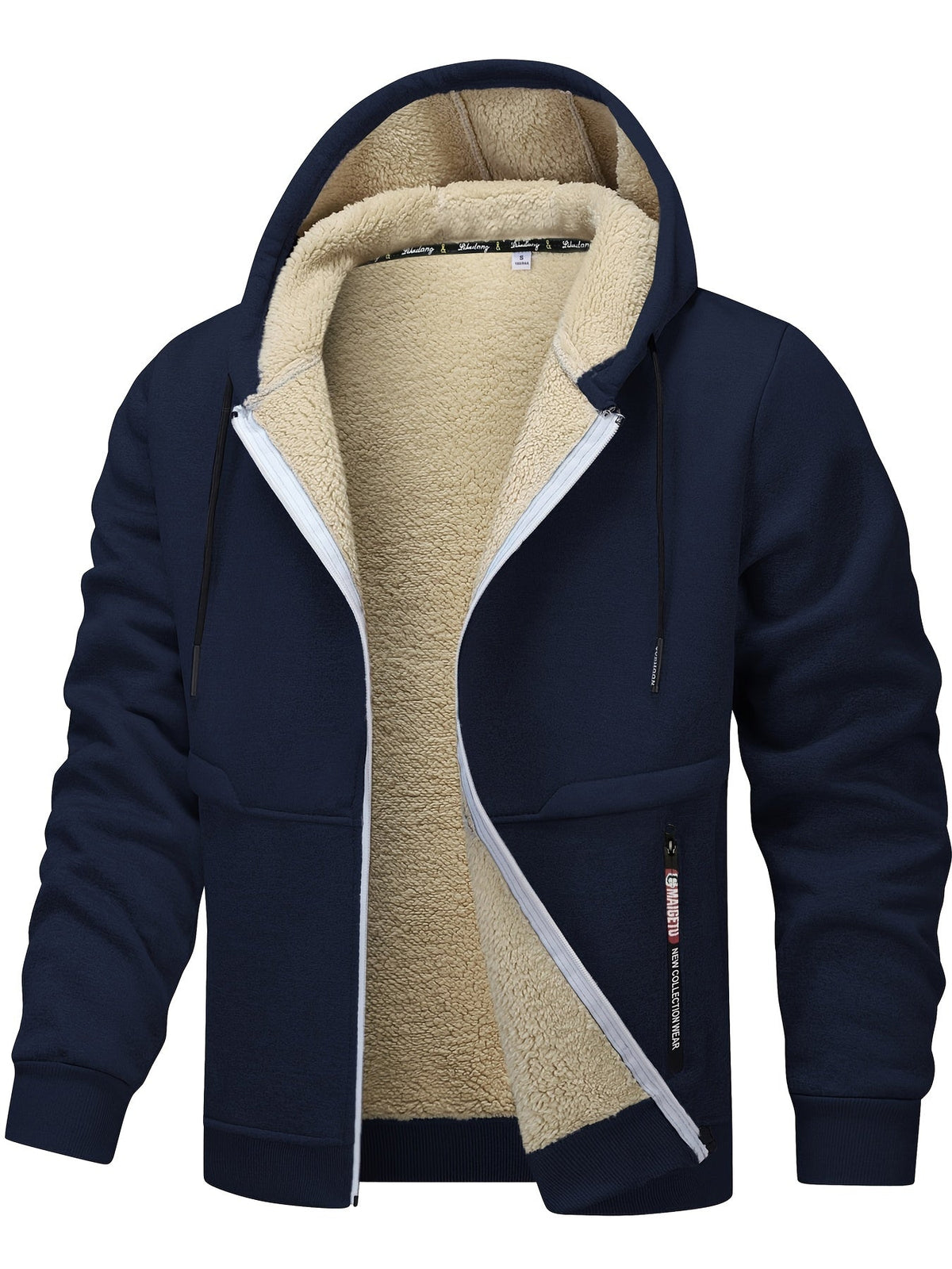 Fleece Lined Winter Jacket for Women | Side Zip Stretch Autumn Layering