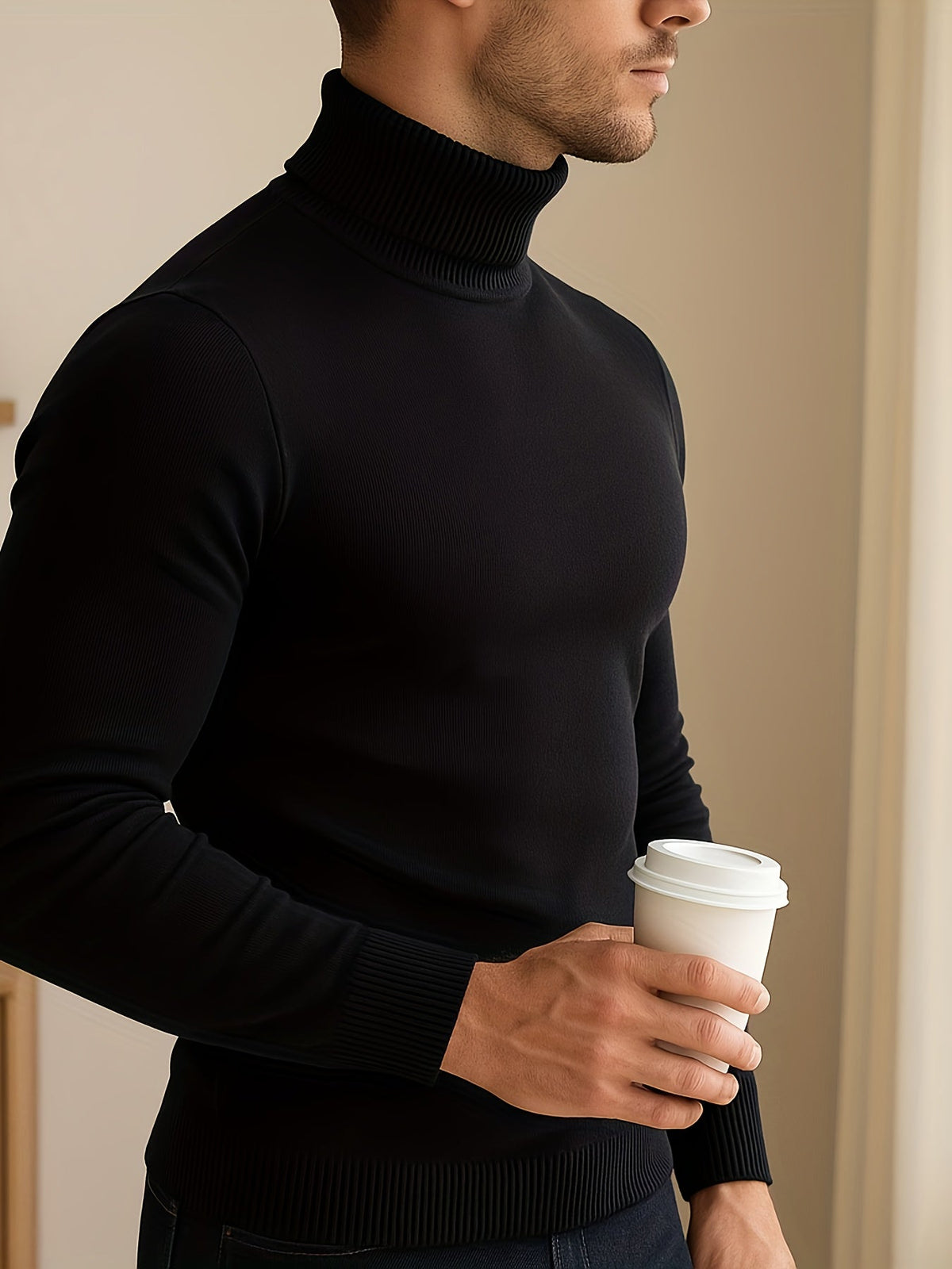 Turtleneck Sweater for Women | Ribbed Insulated Warm Winter Layer