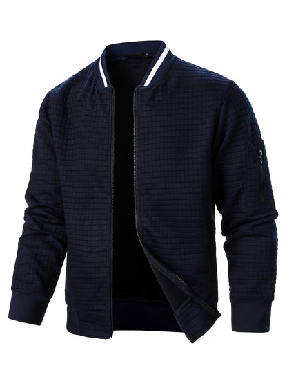 Warm Bomber Jacket for Women | Ribbed Funnel Neck Cold Weather Ready