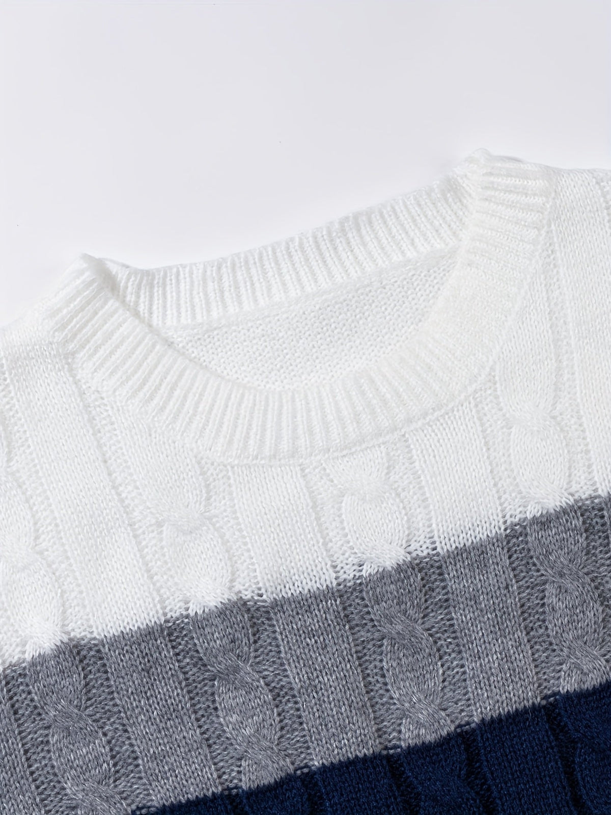 Everyday Sweater for Men | Ribbed Crew Neck Cold Weather Ready