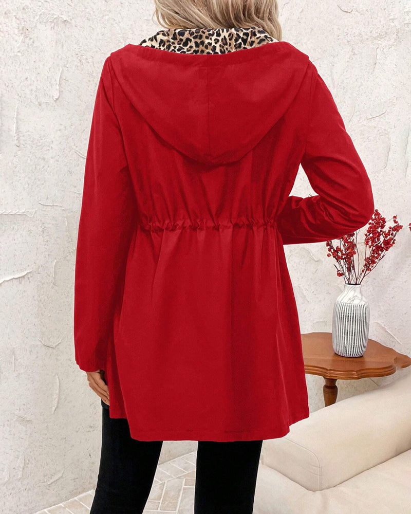 Oversized Winter Coat for Women | Side Zip Drawstring Autumn Layering