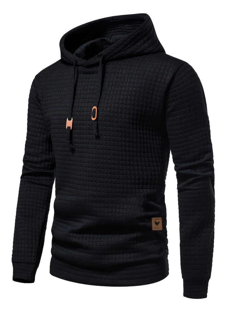 Hooded Hoodie for Men | Drawstring Warm Winter Layer