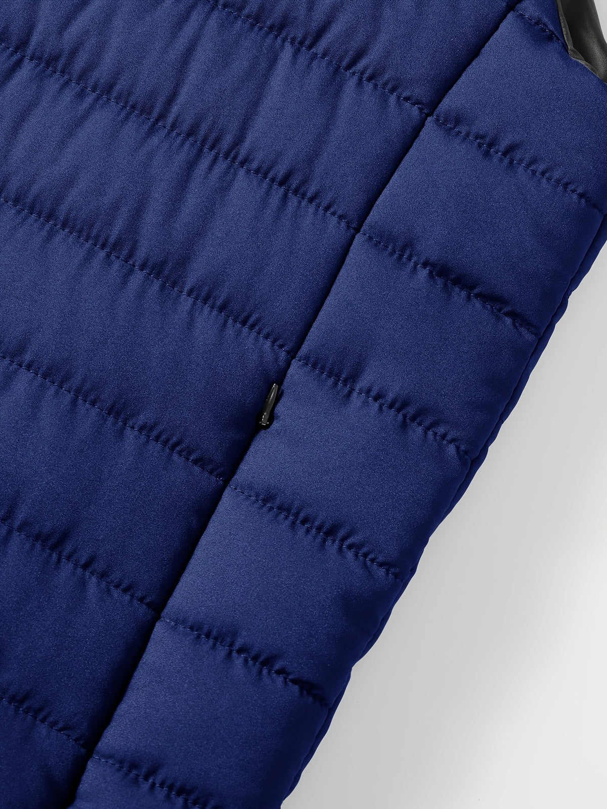 Lightweight Quilted Jacket for Men | Side Zip Cosy Winter Style