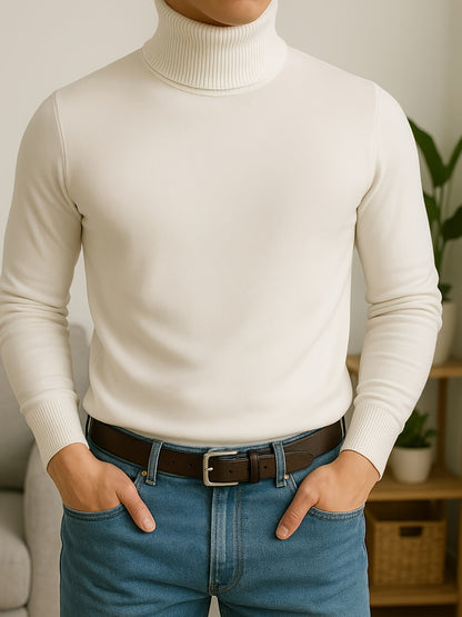 Turtleneck Sweater for Women | Ribbed Insulated Warm Winter Layer