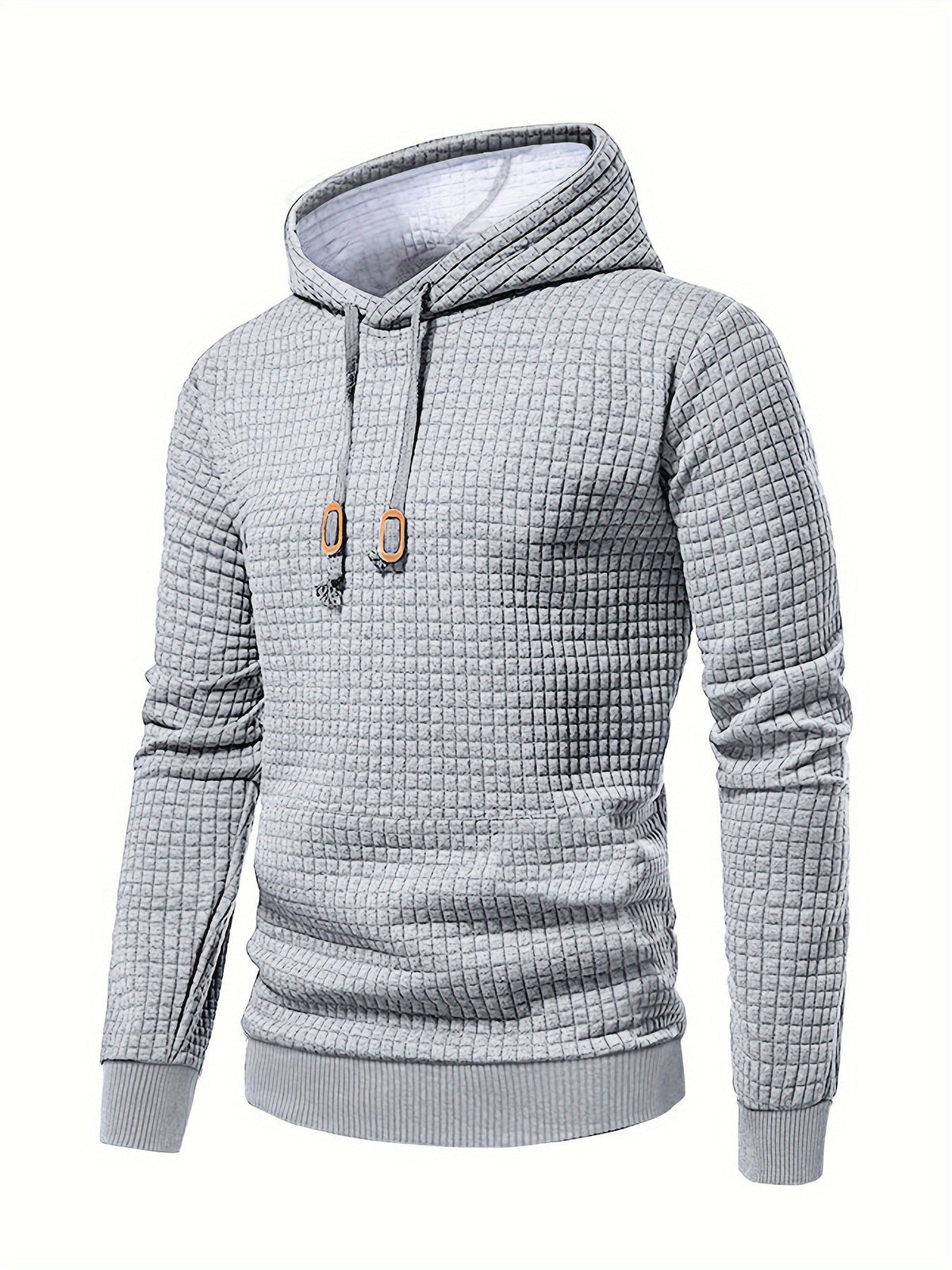 Oversized Hoodie for Men | Hooded Ribbed Autumn Layering