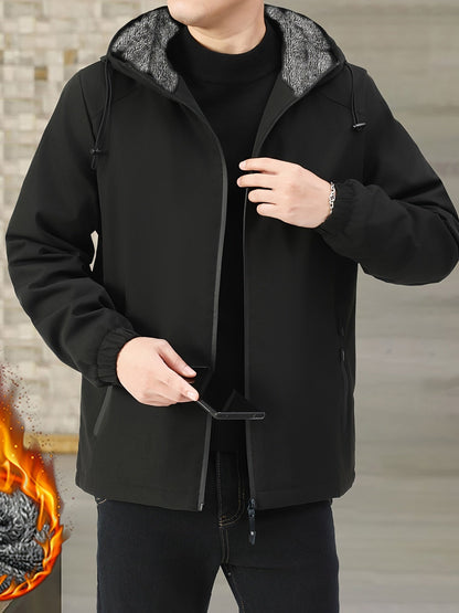 Full Zip Fleece Jacket for Men | Cosy Winter Style