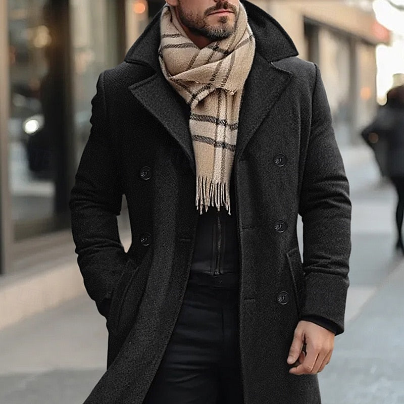 Double Breasted Winter Coat for Women | Autumn Layering