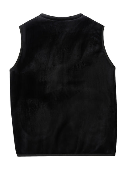 Fleece Lined Puffer Vest for Men | Autumn Layering