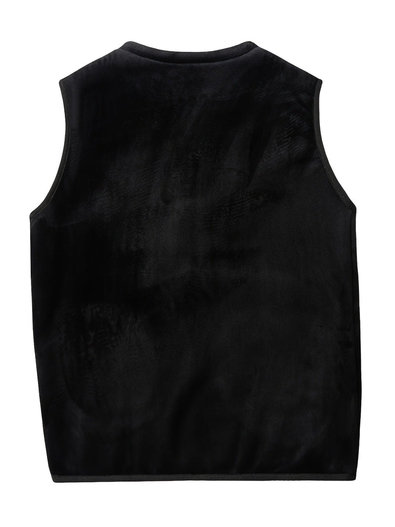 Fleece Lined Puffer Vest for Men | Autumn Layering