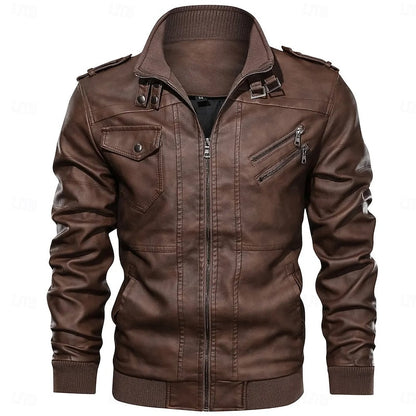Classic Winter Jacket for Men | Ribbed Windproof Cold Weather Ready