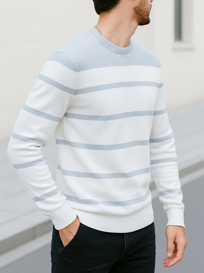 Everyday Sweater for Men | Stretch Crew Neck Autumn Layering