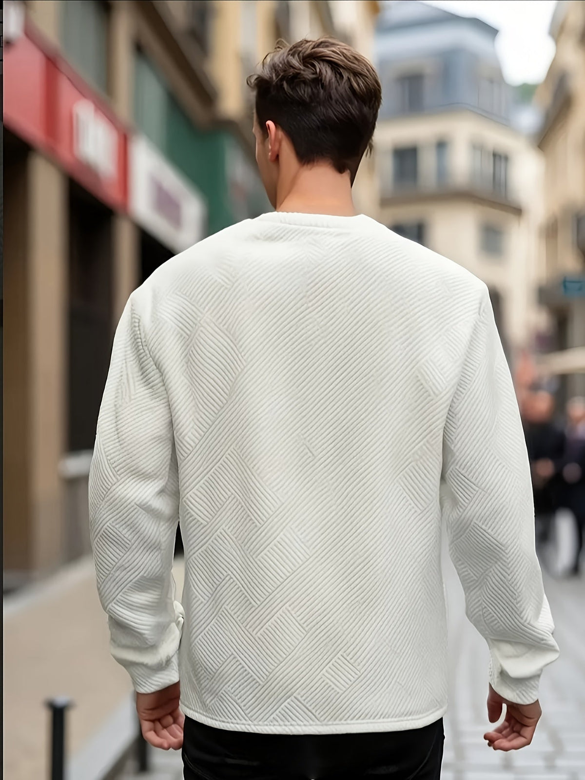 Warm Sweatshirt for Men | Crew Neck Cosy Winter Style