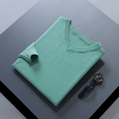 Cosy Sweater for Men | V Neck Autumn Layering