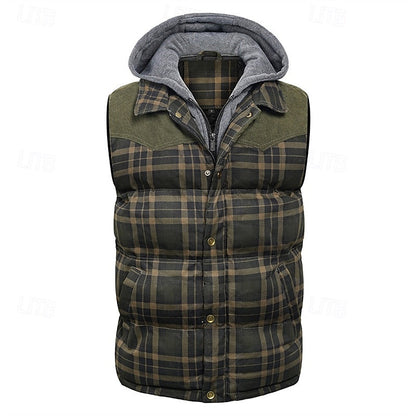 Hooded Puffer Jacket for Men | Quilted Insulated Cosy Winter Style