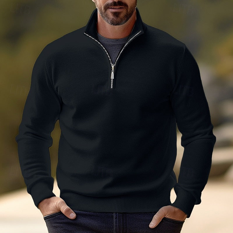 Half Zip Sweater for Women | Ribbed Funnel Neck Fall & Winter 2026