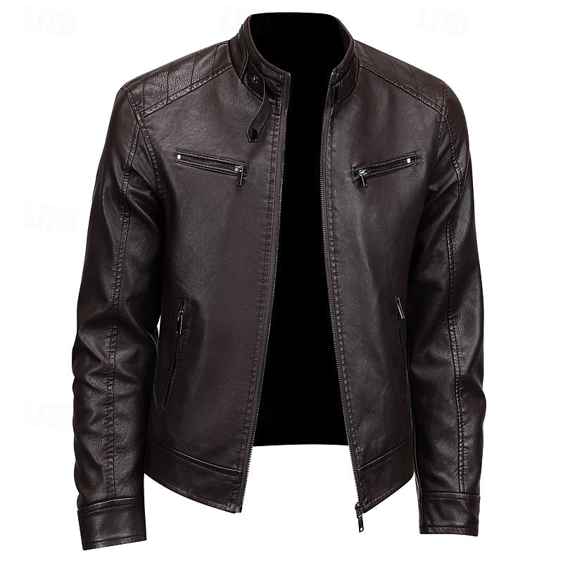 Brown Insulated Winter Jacket for Men | Autumn Layering