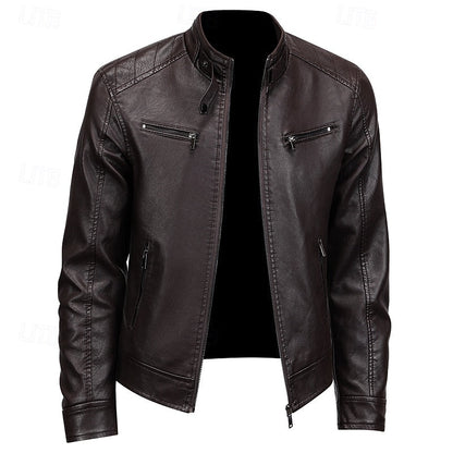 Brown Insulated Winter Jacket for Men | Autumn Layering