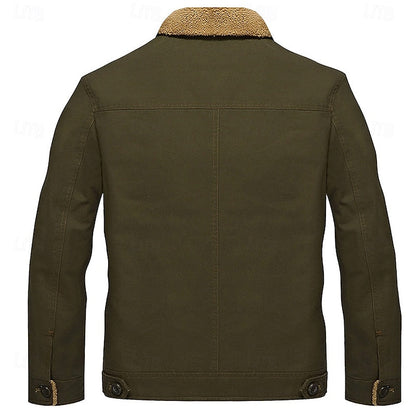 Sherpa Fleece Jacket for Men | Insulated Warm Winter Layer
