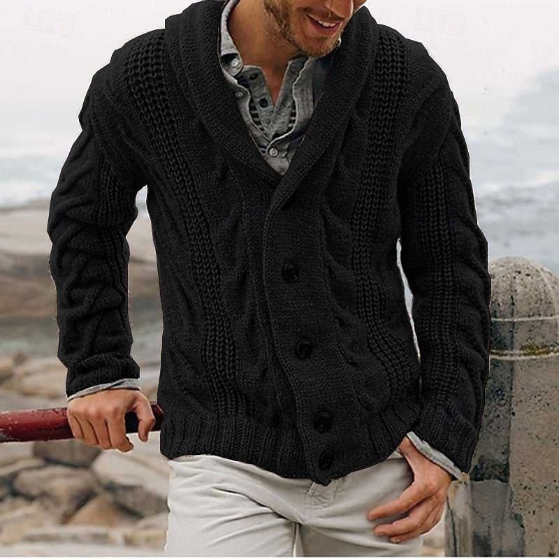 Button Front Cardigan for Men | Cosy Winter Style