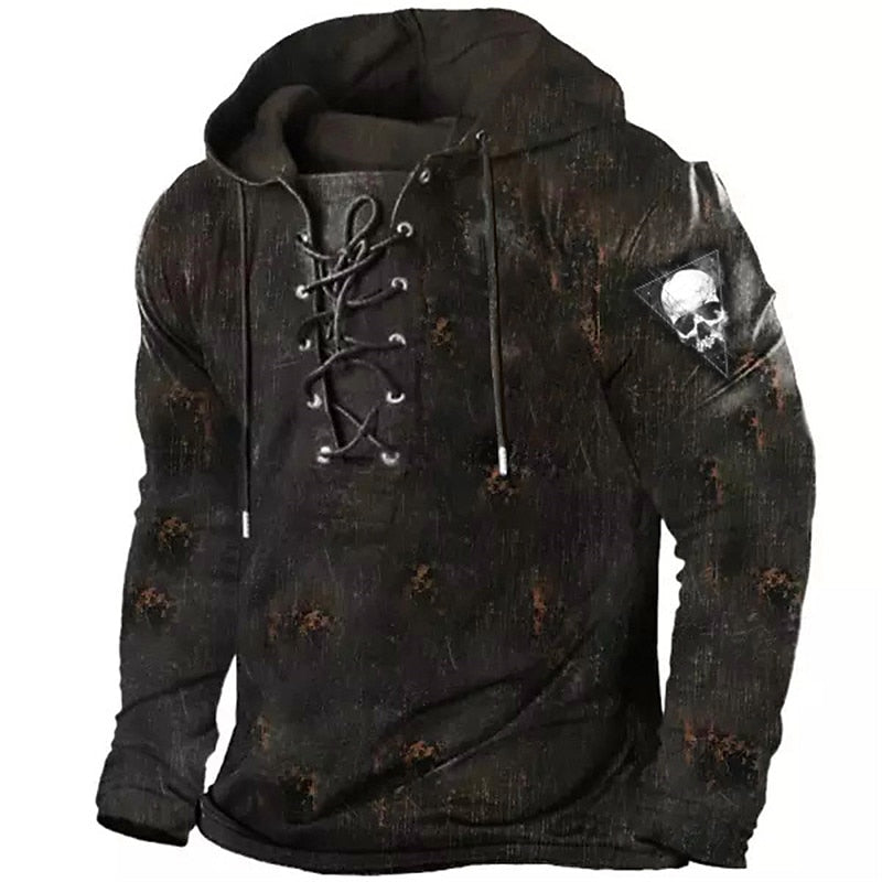 Oversized Hoodie for Men | Lace Up Hooded Cosy Winter Style