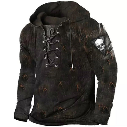 Oversized Hoodie for Men | Lace Up Hooded Cosy Winter Style