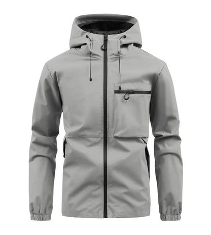 Hooded Winter Jacket for Men | Side Zip Cold Weather Ready