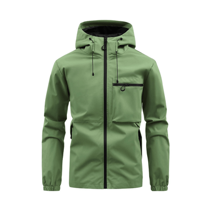 Hooded Winter Jacket for Men | Side Zip Cold Weather Ready