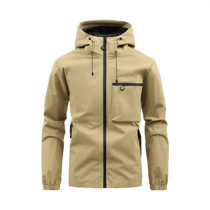 Hooded Winter Jacket for Men | Side Zip Cold Weather Ready
