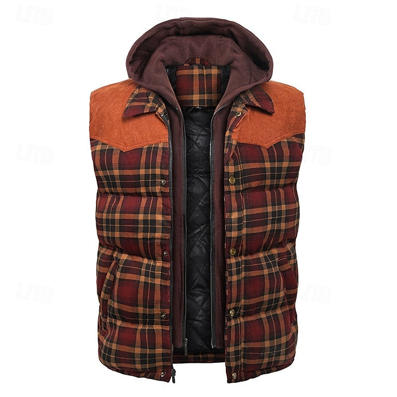 Hooded Puffer Jacket for Men | Quilted Insulated Cosy Winter Style