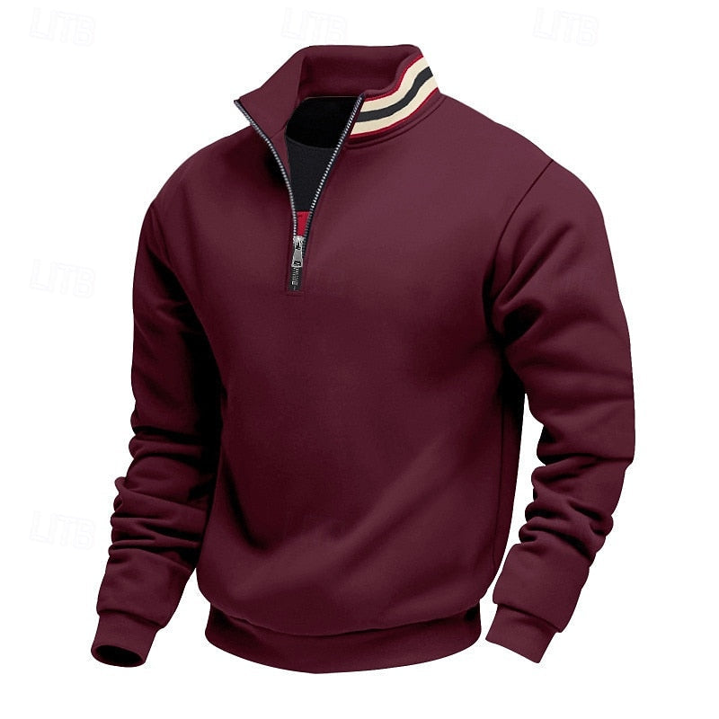Half Zip Sweater for Men | Cosy Winter Style