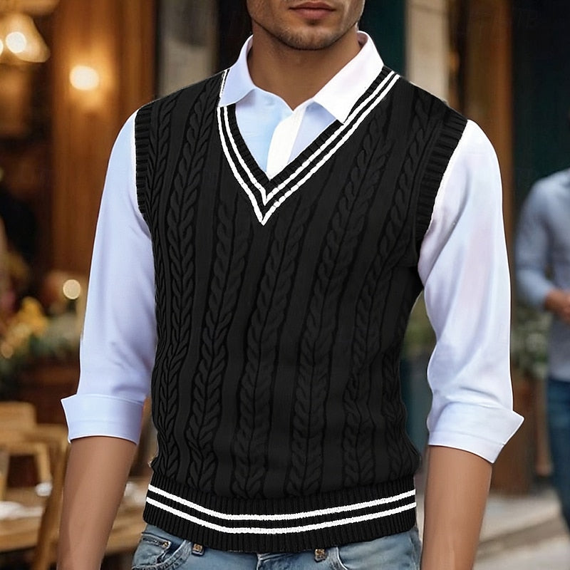 Classic Puffer Vest for Men | V Neck Cold Weather Ready