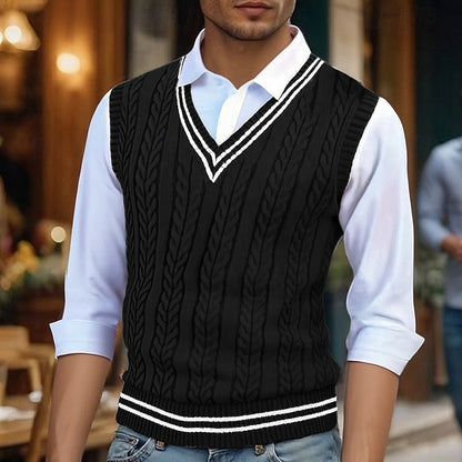 Classic Puffer Vest for Men | V Neck Cold Weather Ready