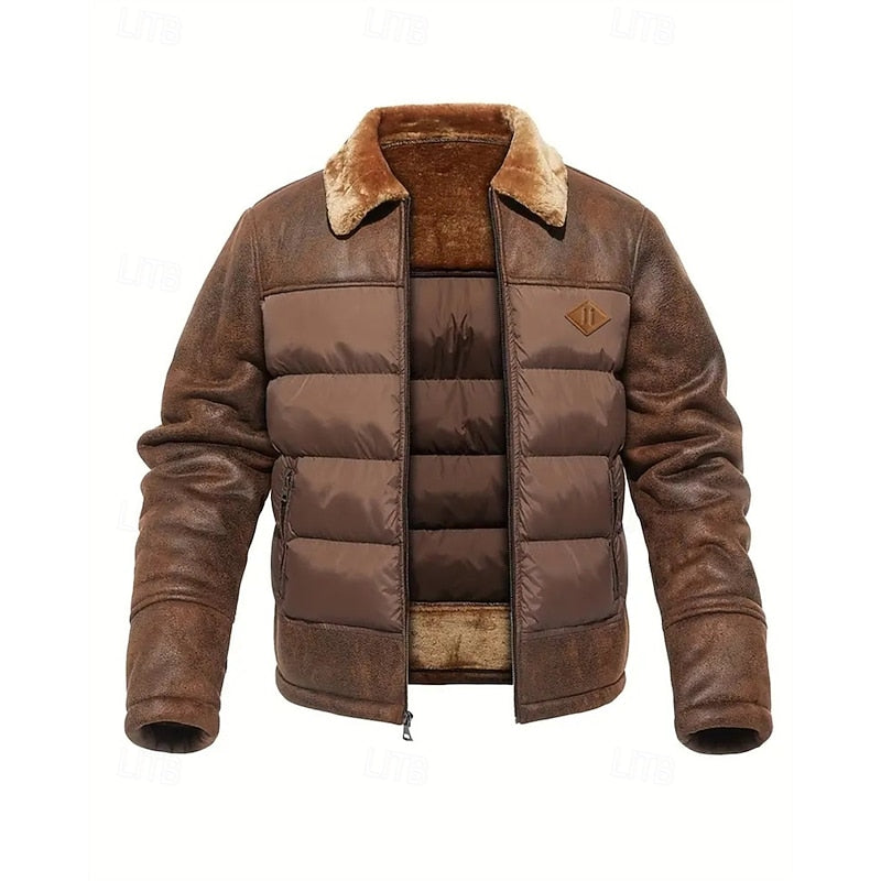 Insulated Puffer Jacket for Men | Cosy Winter Style