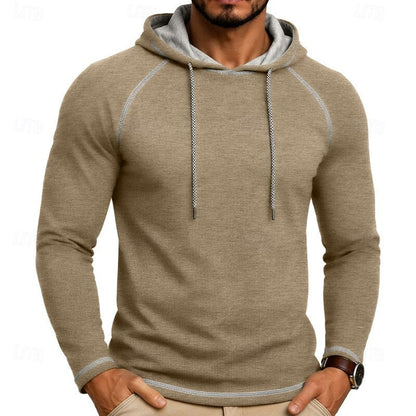 Hooded Hoodie for Men | Drawstring Cold Weather Ready