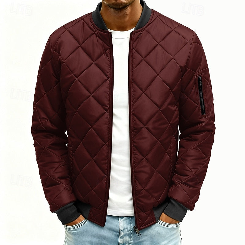 Lightweight Quilted Jacket for Men | Cosy Winter Style