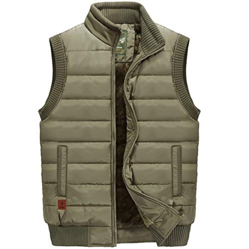 Lightweight Quilted Jacket for Men | Funnel Neck Autumn Layering