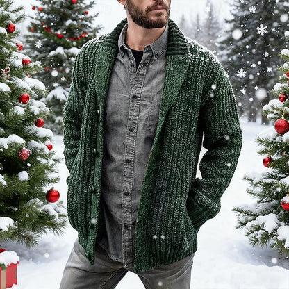 Open Front Cardigan for Men | Cold Weather Ready