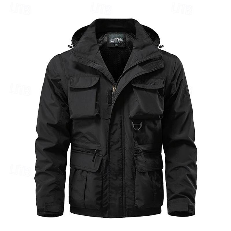 Hooded Winter Jacket for Men | Windproof Cold Weather Ready